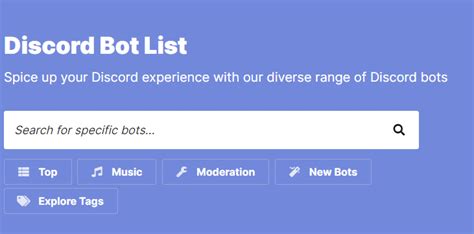 discord bot liste deutsch.